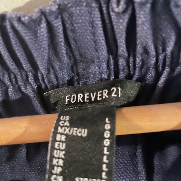 Custom Tipper pants with Tipper logo and Question mark Size L Forever 21 purple - Picture 3 of 6